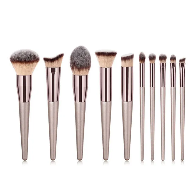 Champagne Makeup Brush Set
