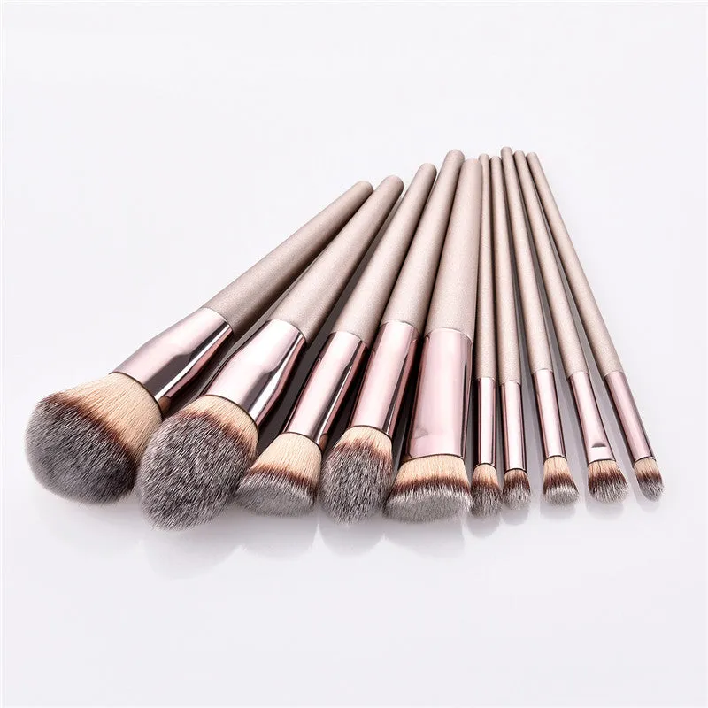 Champagne Makeup Brush Set