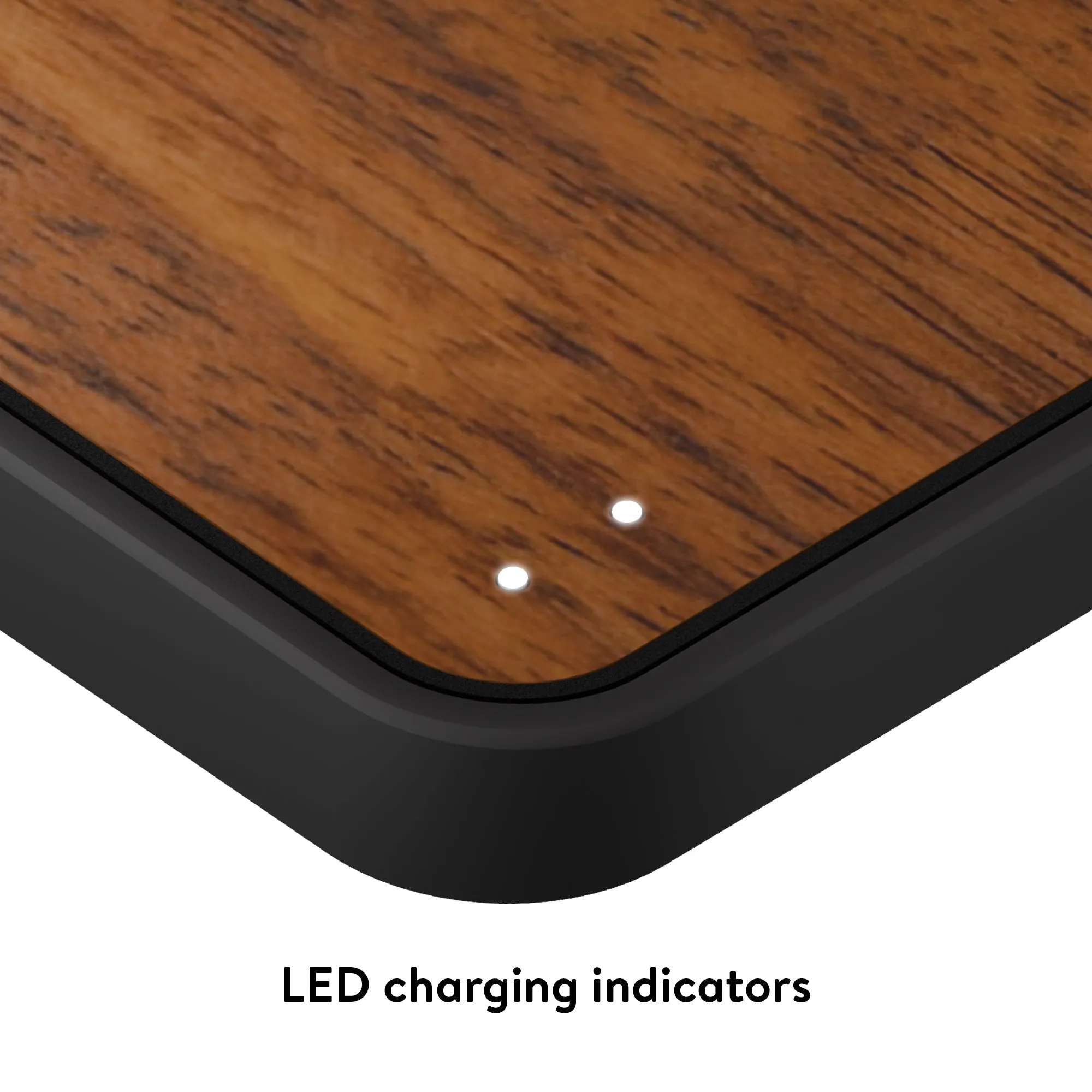 Charging Stand with Qi2 — Walnut