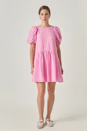 Check Baby Doll Mini Dress