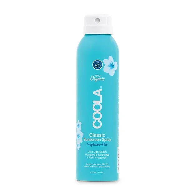 Classic Body SPF 50 Fragrance Free Sunscreen Spray