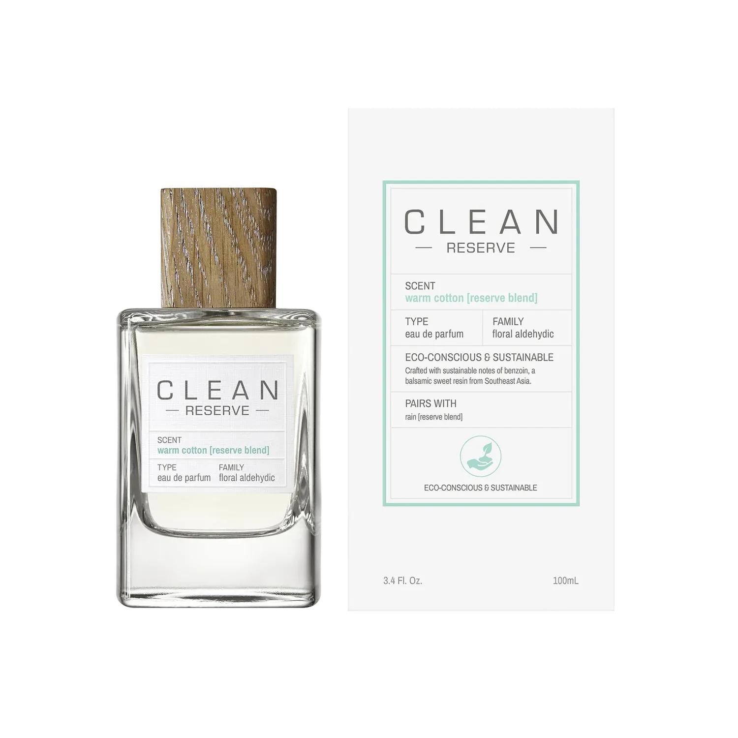 Clean Reserve Warm Cotton by Clean Eau De Parfum Spray