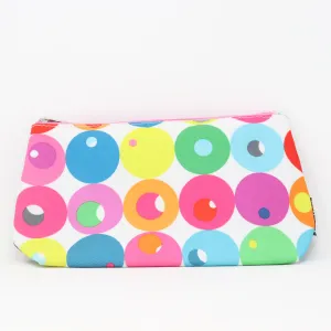 Clinique Colorful And Black Circles Cosmetic Bag  / New