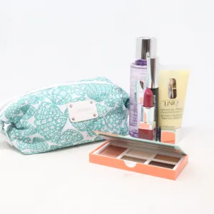 Clinique Cosmetic Bag 7 Pcs Gift Set  / New