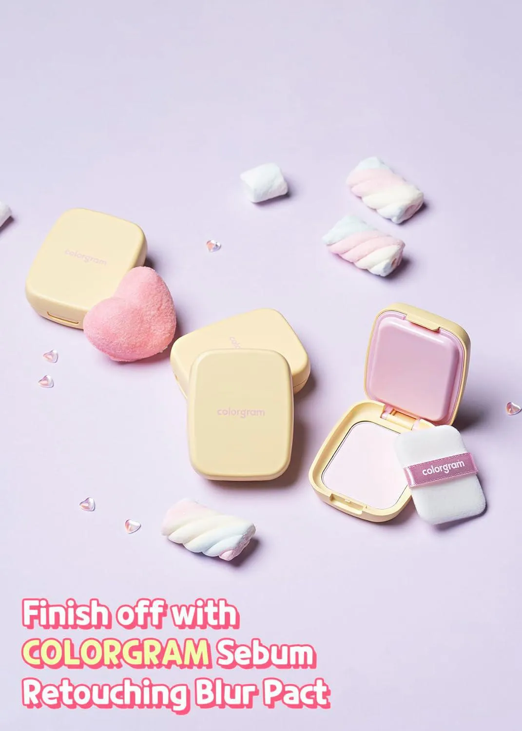 Colorgram Sebum Retouching 韩国Colorgram哑光细腻定妆粉饼 6.5g