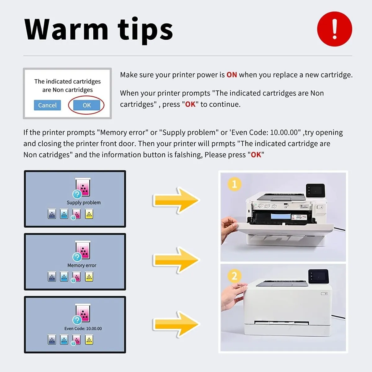Compatbile HP 215A Toner Cartridge Set - 4 Pack With Chip - W2310A
