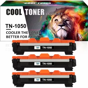 Cool Toner TN-1050 3 Toner Compatible for Brother