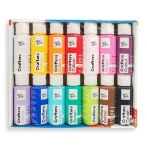 Crafters Colour Discovery Paint Set 14 x 60ml (2 US fl.oz)