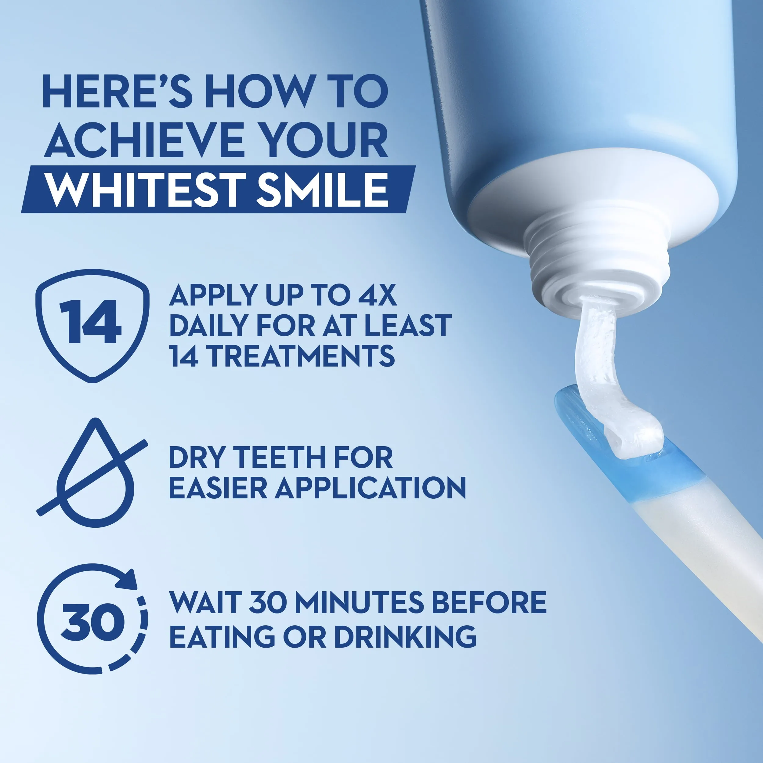 Crest Whitening Emulsions with Wand Applicator, Leave-on Teeth Whitening Treatment