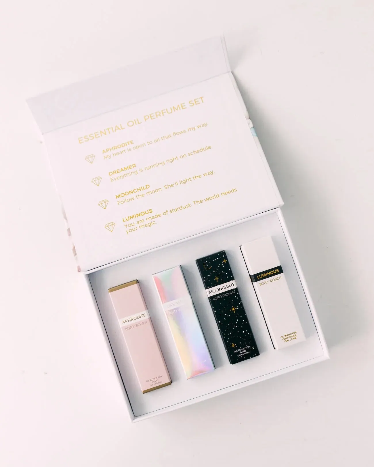 CRYSTAL PERFUME ROLLER GIFT SET