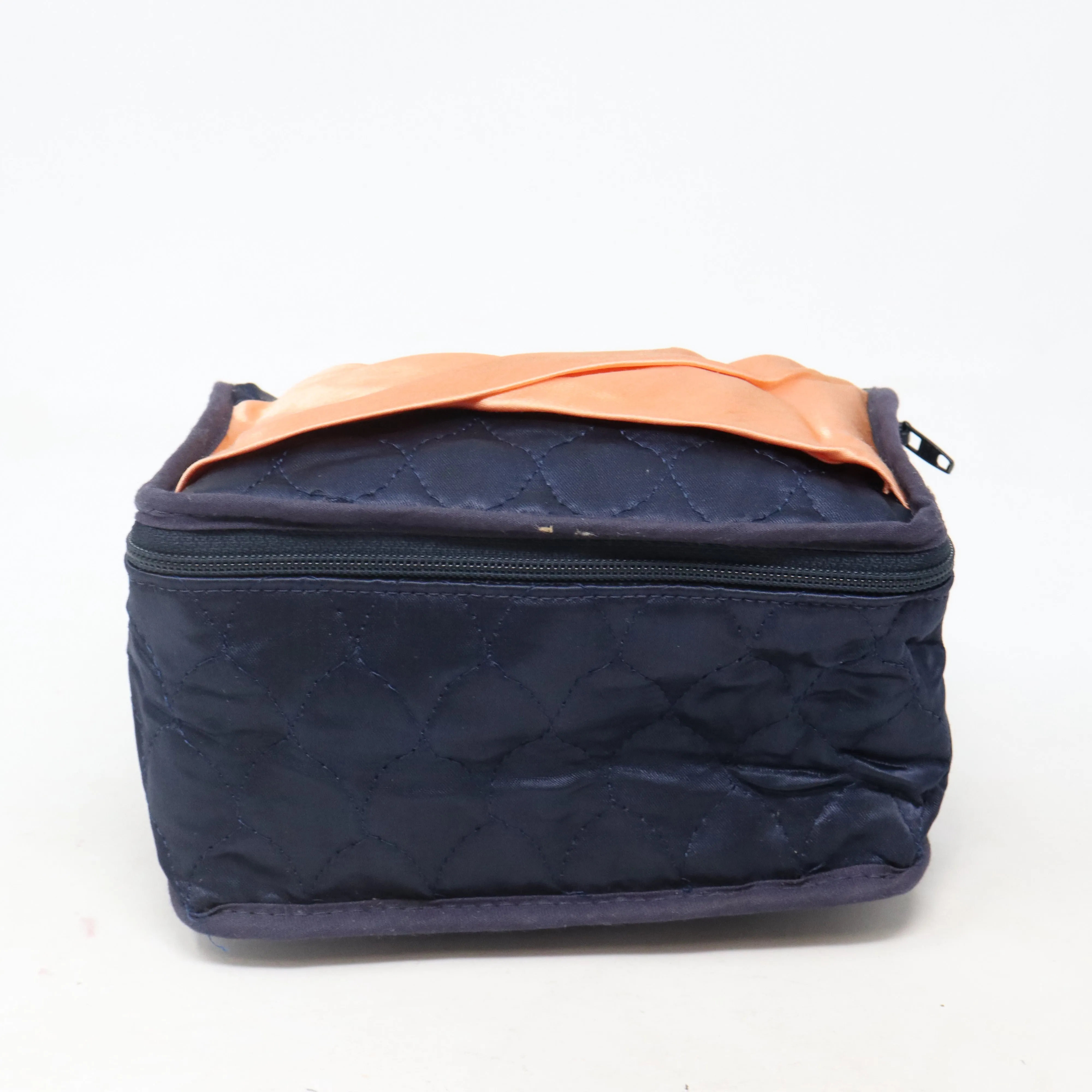 Deneuve Blue And Pink Cosmetic Bag Case  / New