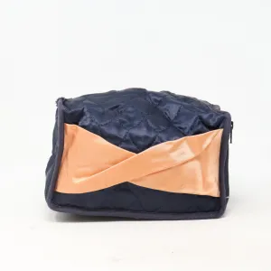 Deneuve Blue And Pink Cosmetic Bag Case  / New