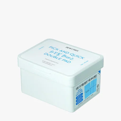 DEWYTREE PICK & QUICK Makeup Boosting Double Pad 100 Pads