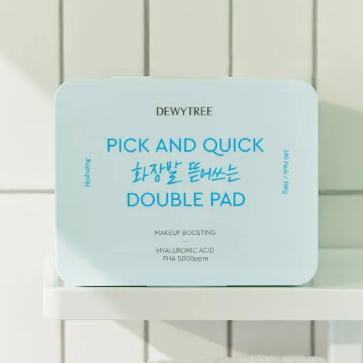DEWYTREE PICK & QUICK Makeup Boosting Double Pad 100 Pads