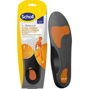 Dr In Balance Lumbar Insoles, Size T/S (37-39.5 inches), Scholl