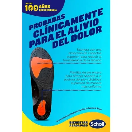 Dr In Balance Lumbar Insoles, Size T/S (37-39.5 inches), Scholl