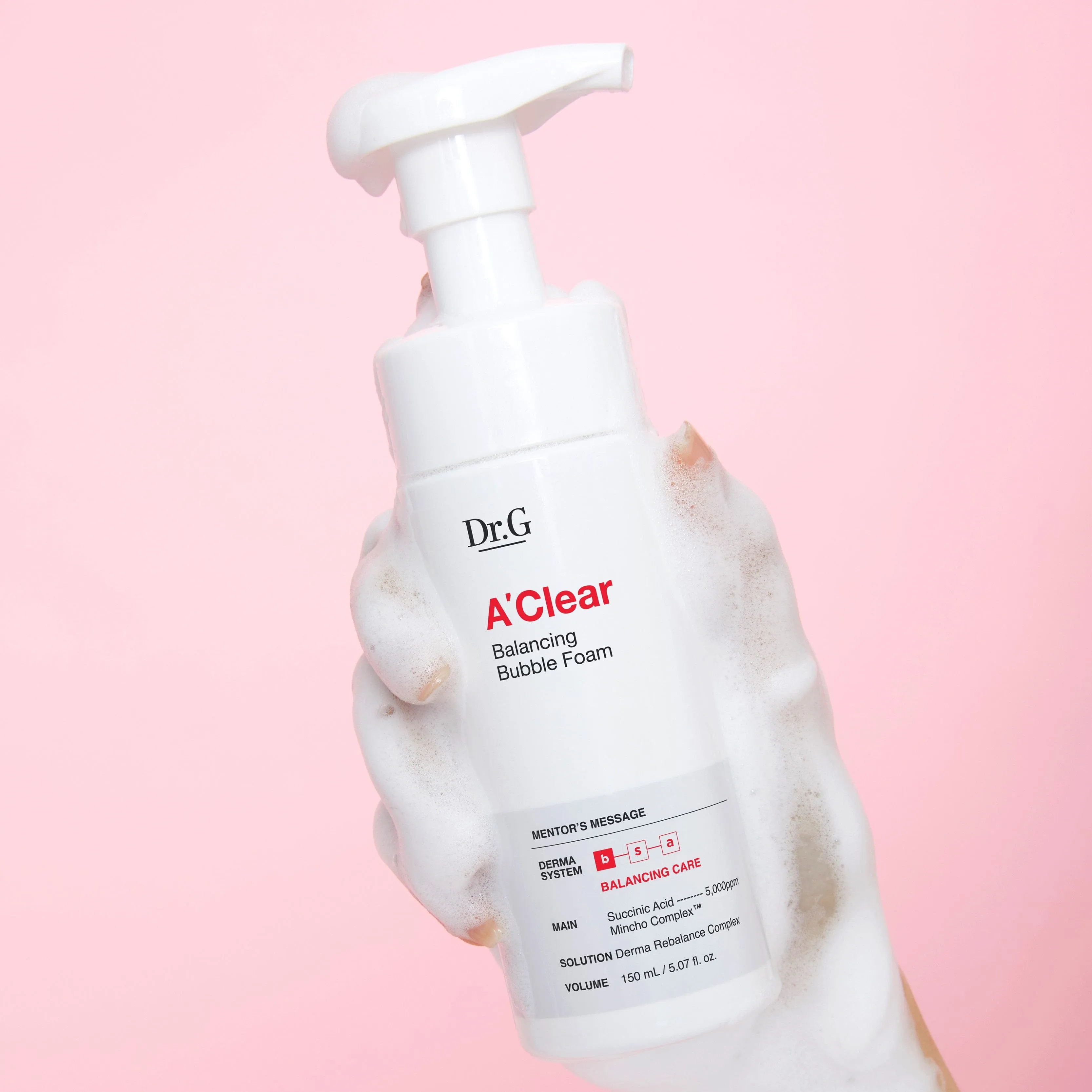 DR.G A'CLEAR BALANCING BUBBLE FOAM (150ML)