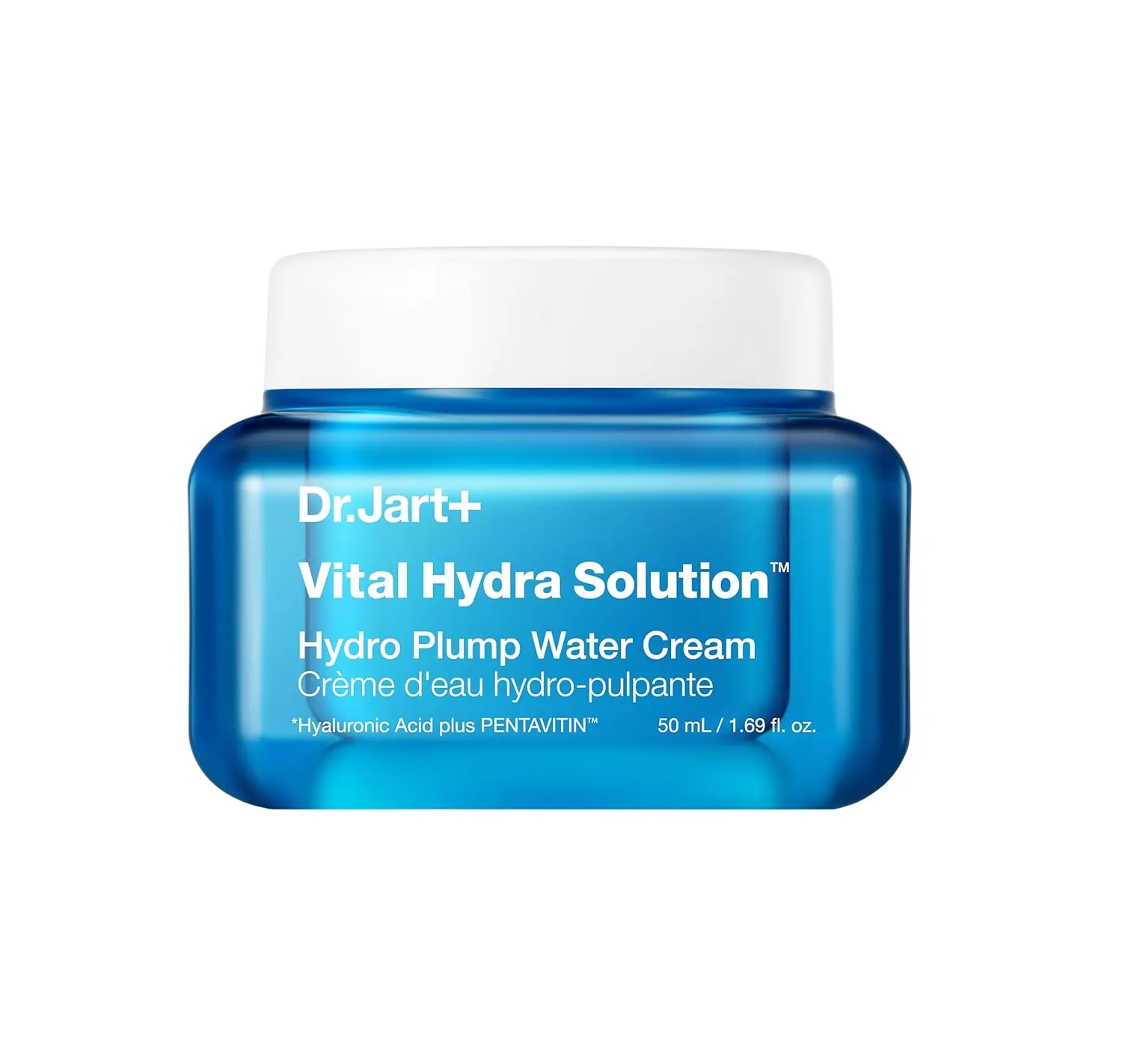 Dr.Jart  Vital Hydra Solution Water Cream Glow Hydrating Face Moisturizer with Hyaluronic Acid | Korean Skin Care, 1.69 Fl Oz