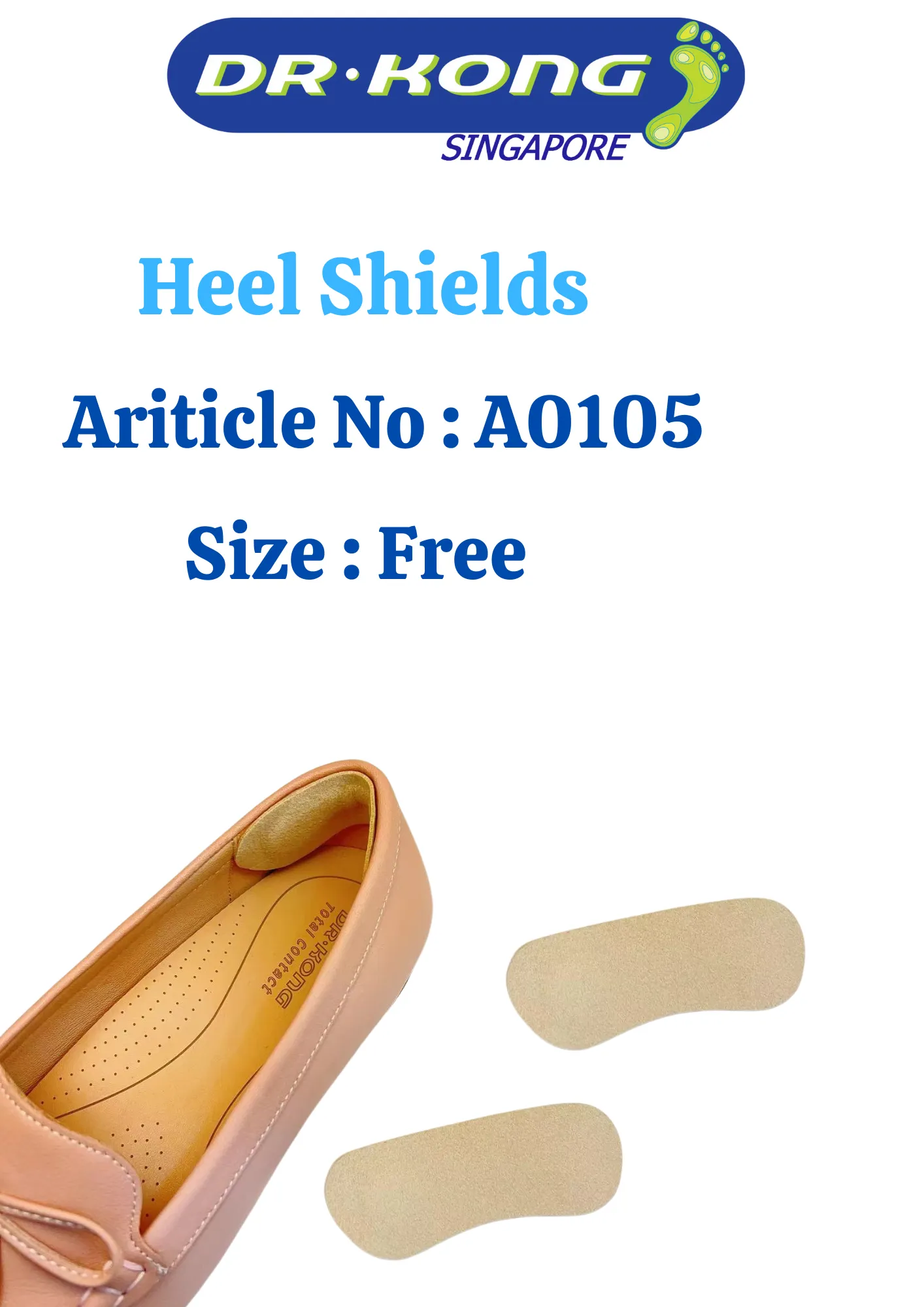 DR.KONG HEEL SHIELDS DK-A0105-F - FOOT CARE ACCESSORIES