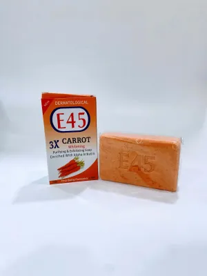 E45 Carrot 3X Whitening Soap