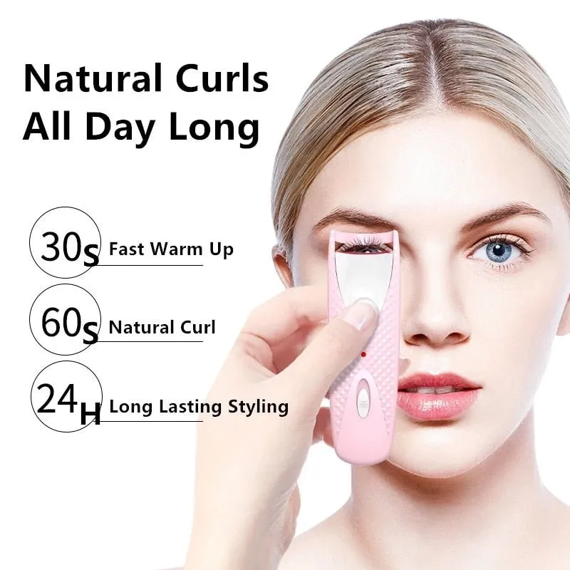 Electric Eyelash Heated Curler - Long-Lasting Curl, Eye Lash Perm