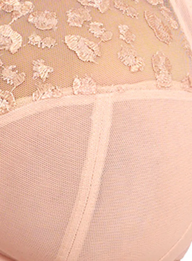 Elomi: Namrah High Leg Brief Pale Blush