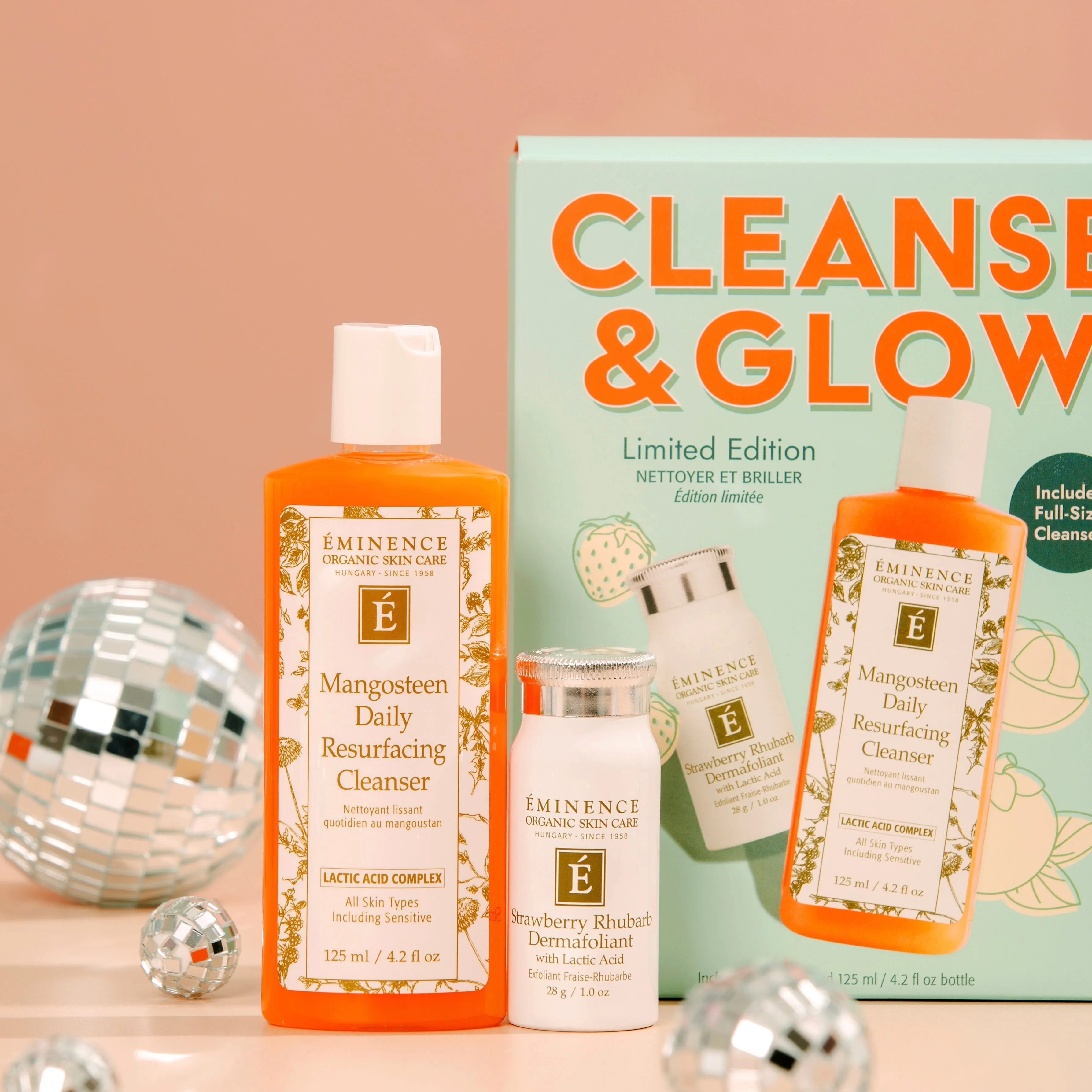 Eminence Organics Cleanse & Glow Gift Set (Limited Edition)