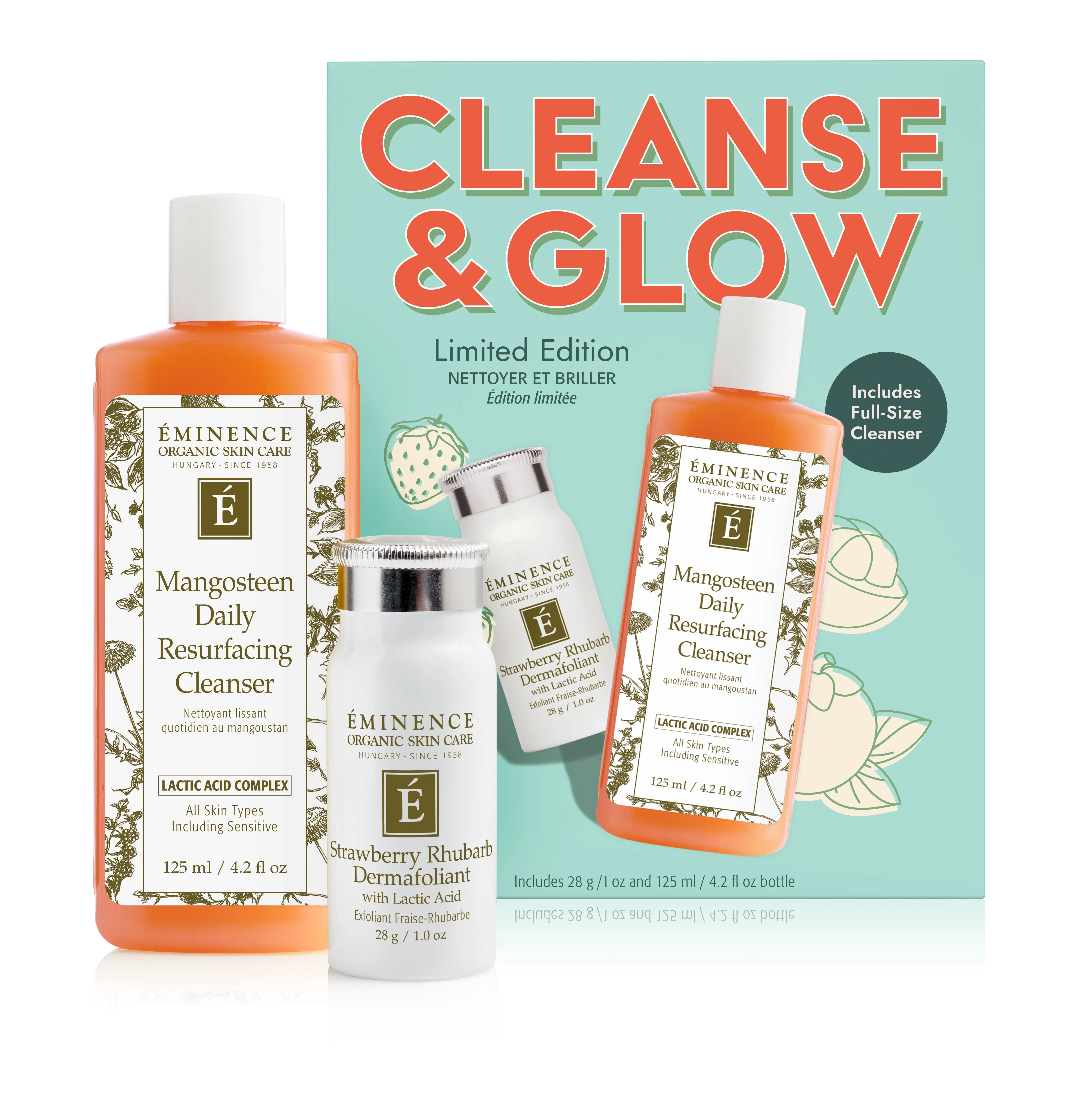 Eminence Organics Cleanse & Glow Gift Set (Limited Edition)
