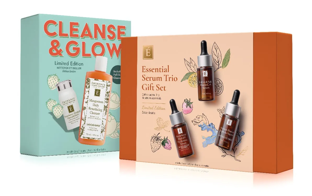 Eminence Organics Cleanse & Glow Gift Set (Limited Edition)