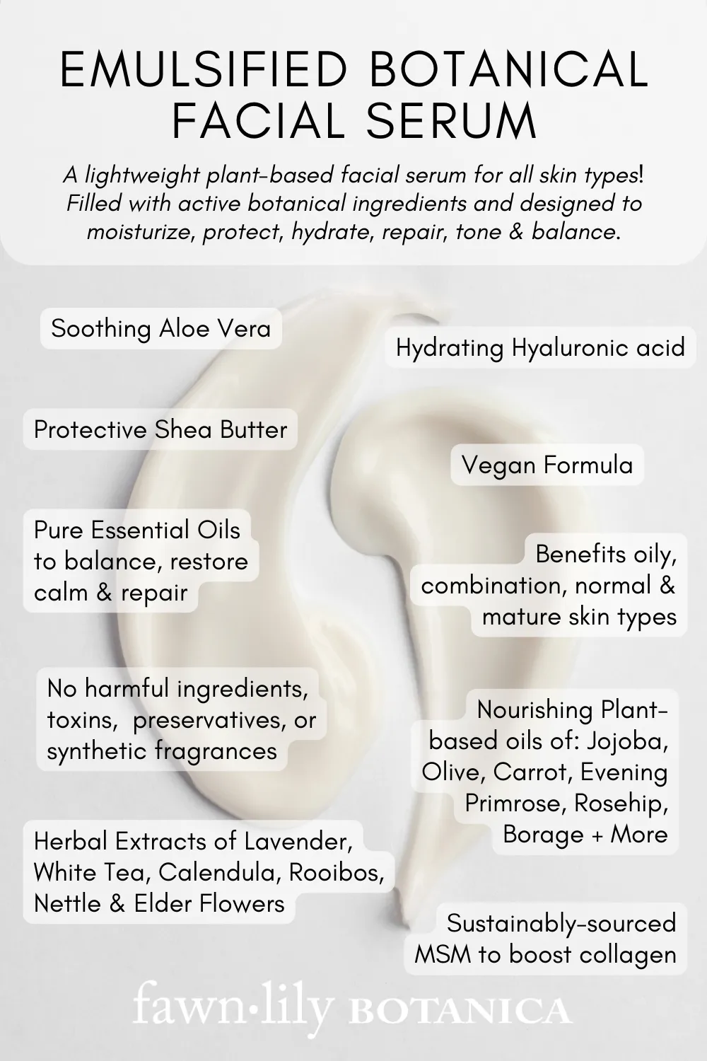 EMULSIFIED BOTANICAL FACIAL SERUM