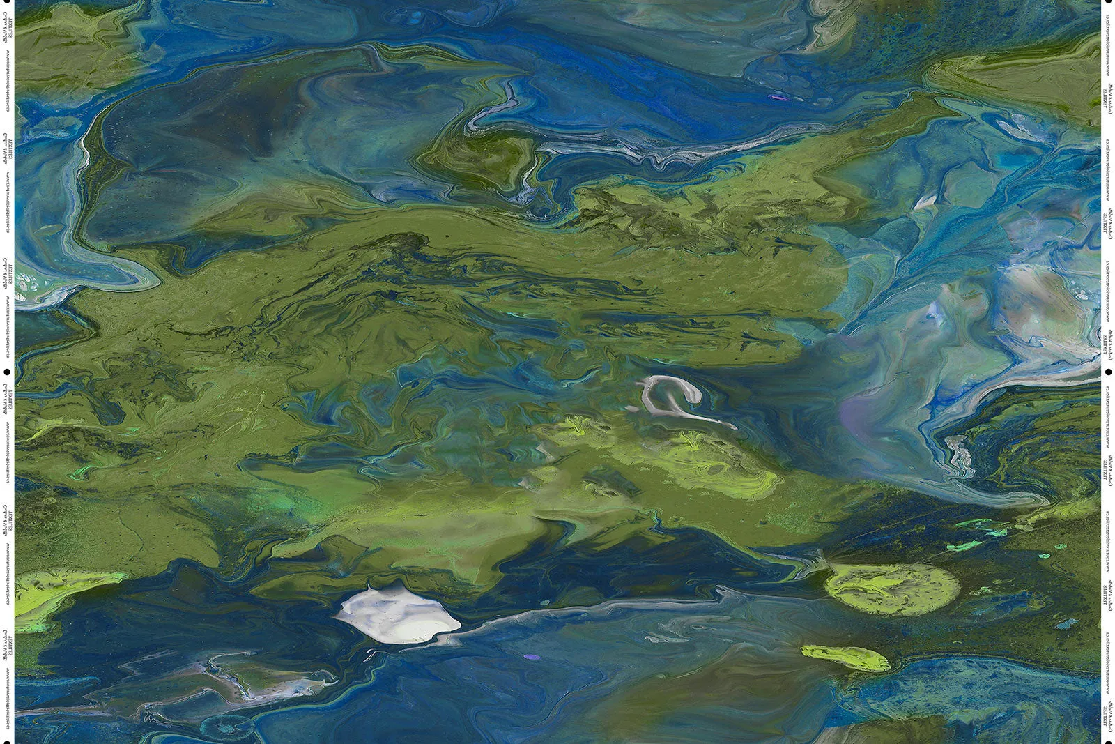 Emulsion resin - Grand - Green blue