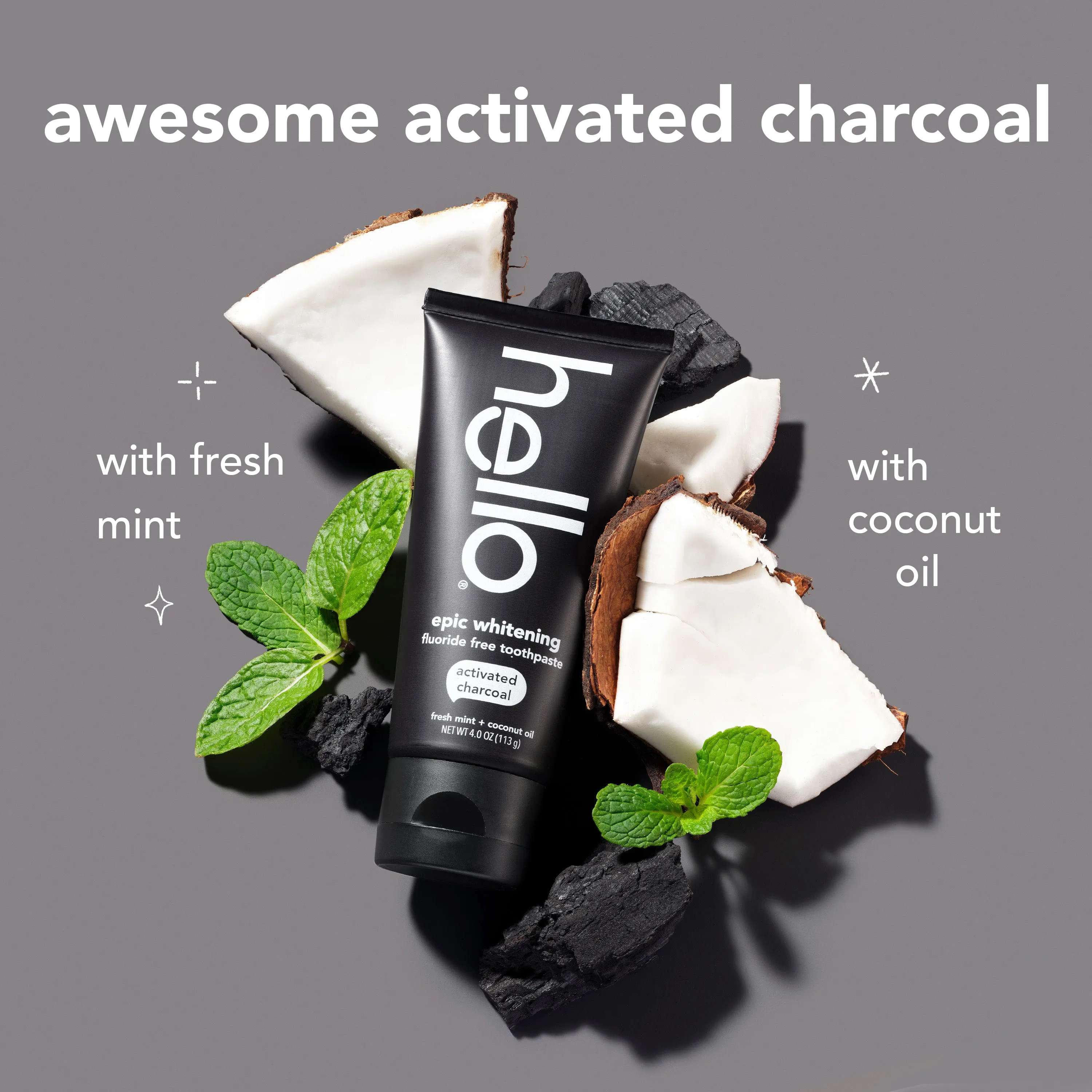 Epic Whitening Charcoal Toothpaste Twin Pack