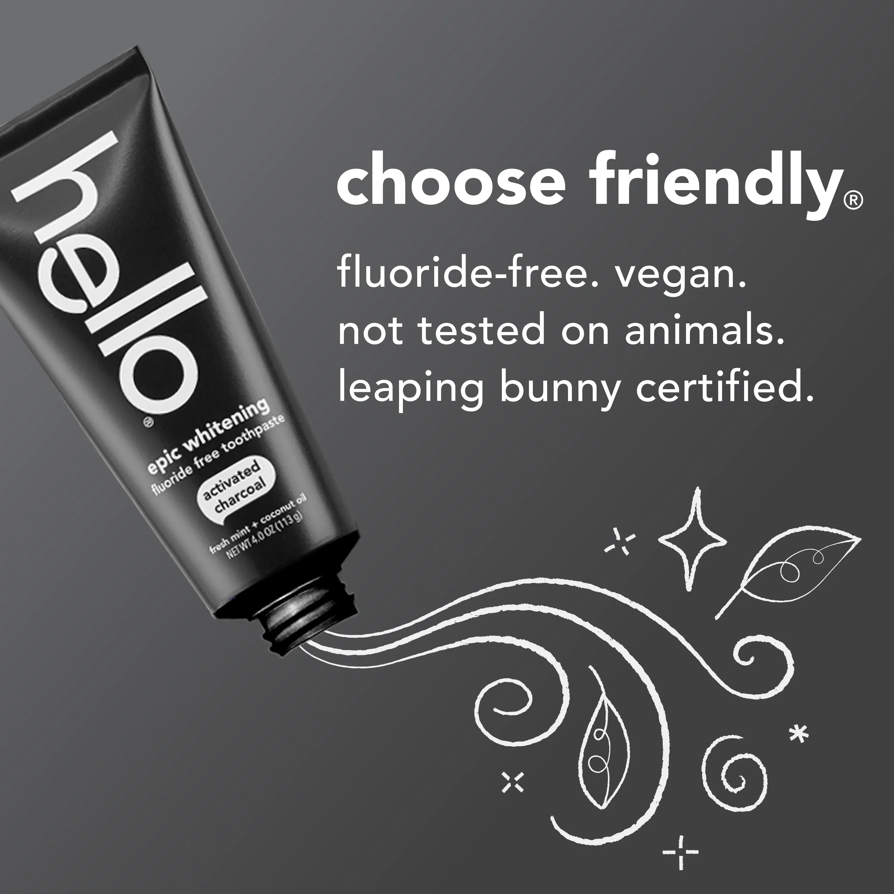 Epic Whitening Charcoal Toothpaste Twin Pack