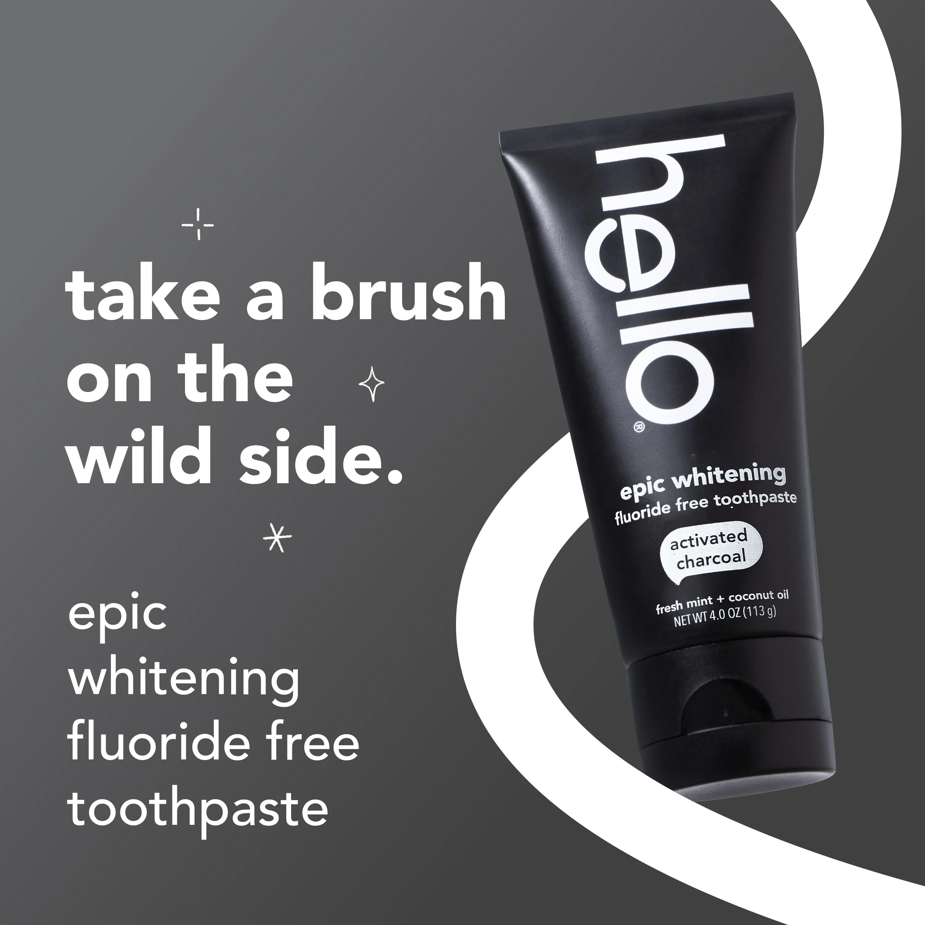 Epic Whitening Charcoal Toothpaste Twin Pack