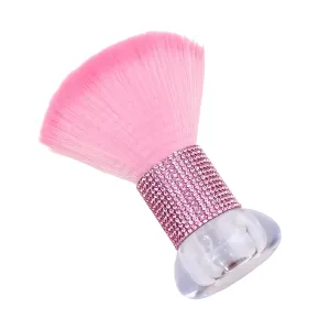 Ergonomic Handle Nails Brush For Salon And Home Manicure Care Keep Work Area Loose Powder Brush Face Makeup