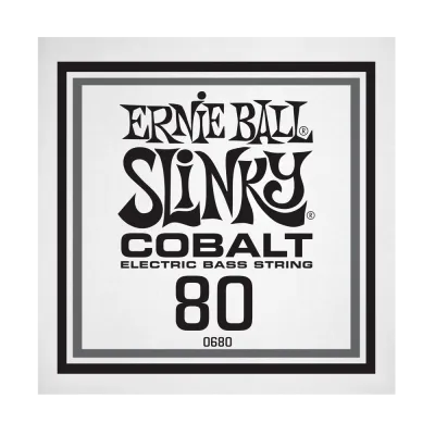Ernie Ball 10680EB .080 Single Cobalt Wound Electric Bass String