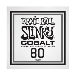 Ernie Ball 10680EB .080 Single Cobalt Wound Electric Bass String