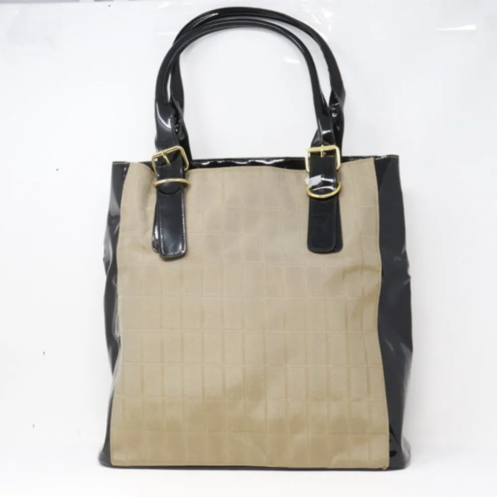 Estee Lauder Beige And Black 2 Pcs Tote Bag And Cosmetic Bag  / New