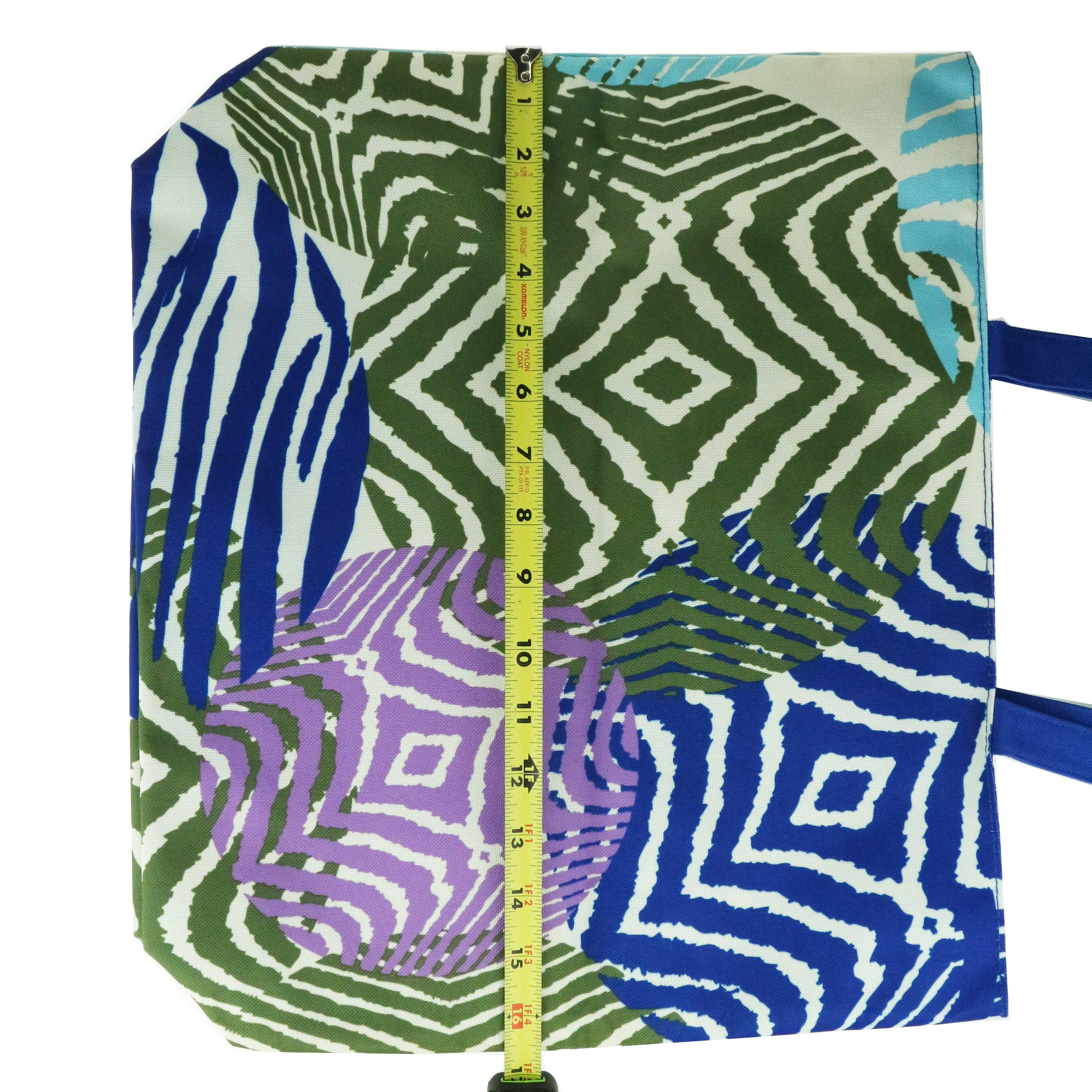 Estee Lauder Large Purple Blue And Green Printed Tote Bag New