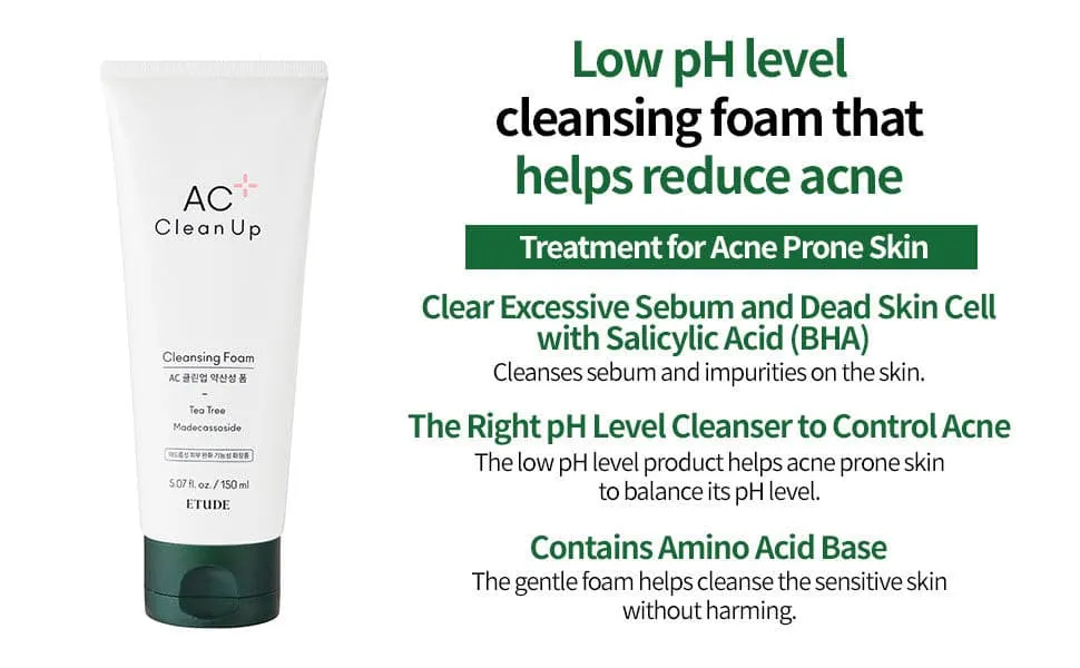 ETUDE HOUSE AC Clean Up Cleansing Foam 150ml