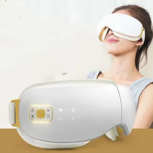 Eye Massager with Heat, Compression Meditation Music, Eye Therapy Massager for Relieve Eye Strain Dark Circles Eye Bags Dry Eye Improve Sleep
