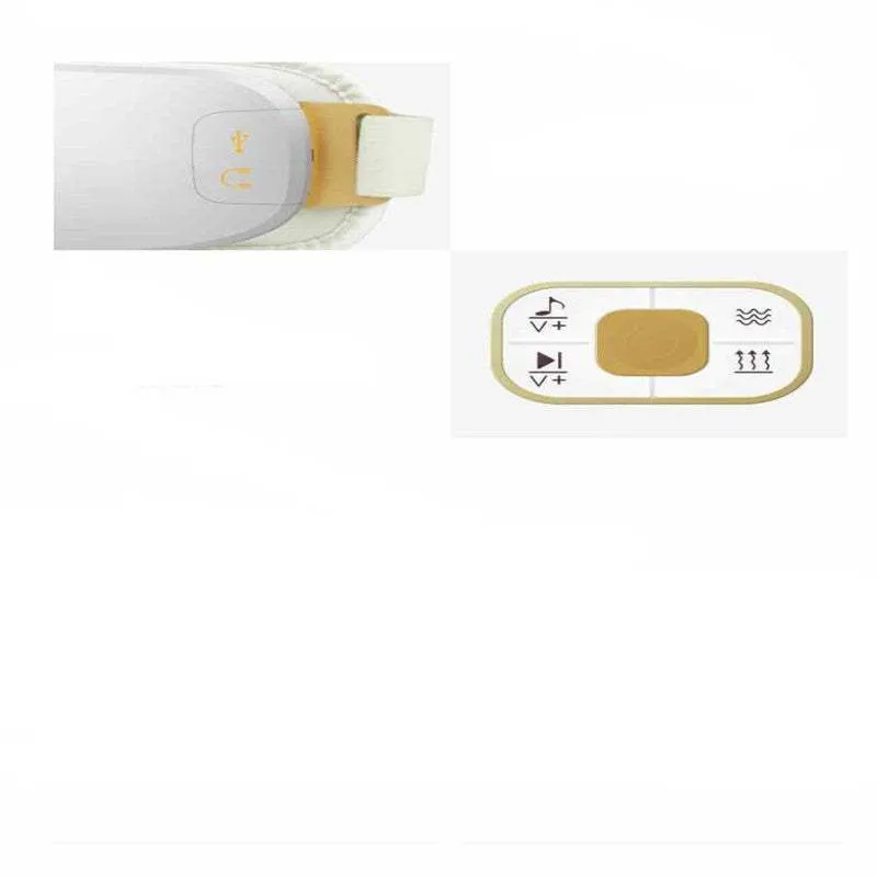 Eye Massager with Heat, Compression Meditation Music, Eye Therapy Massager for Relieve Eye Strain Dark Circles Eye Bags Dry Eye Improve Sleep