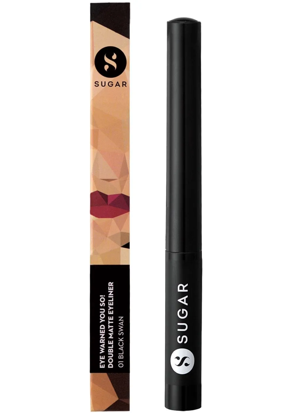 Eye Warned You So! Double Matte Eyeliner - 01 Black Swan