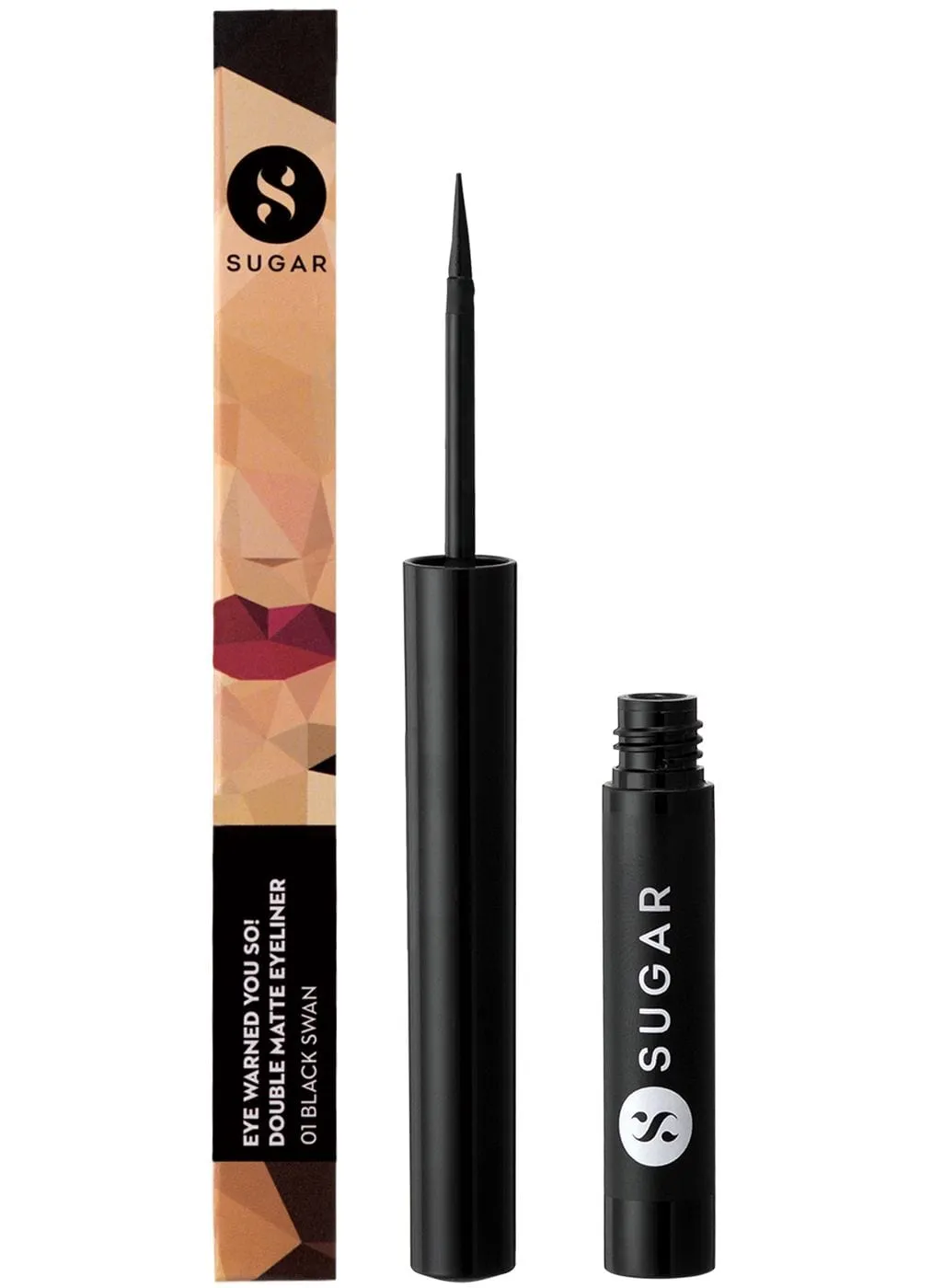Eye Warned You So! Double Matte Eyeliner - 01 Black Swan