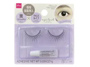 Eyelashes - Basic - Black Strip - Adhesive - A02