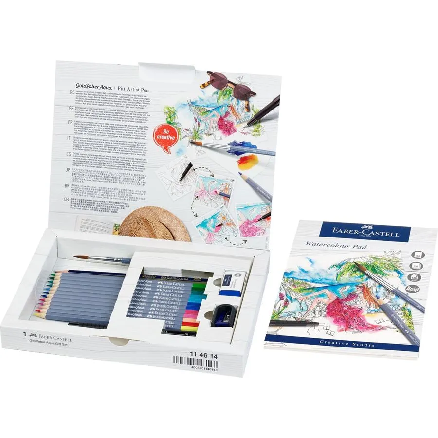Faber-Castell Goldfaber Aqua Watercolour Pencil Gift Set [Pre-Order]