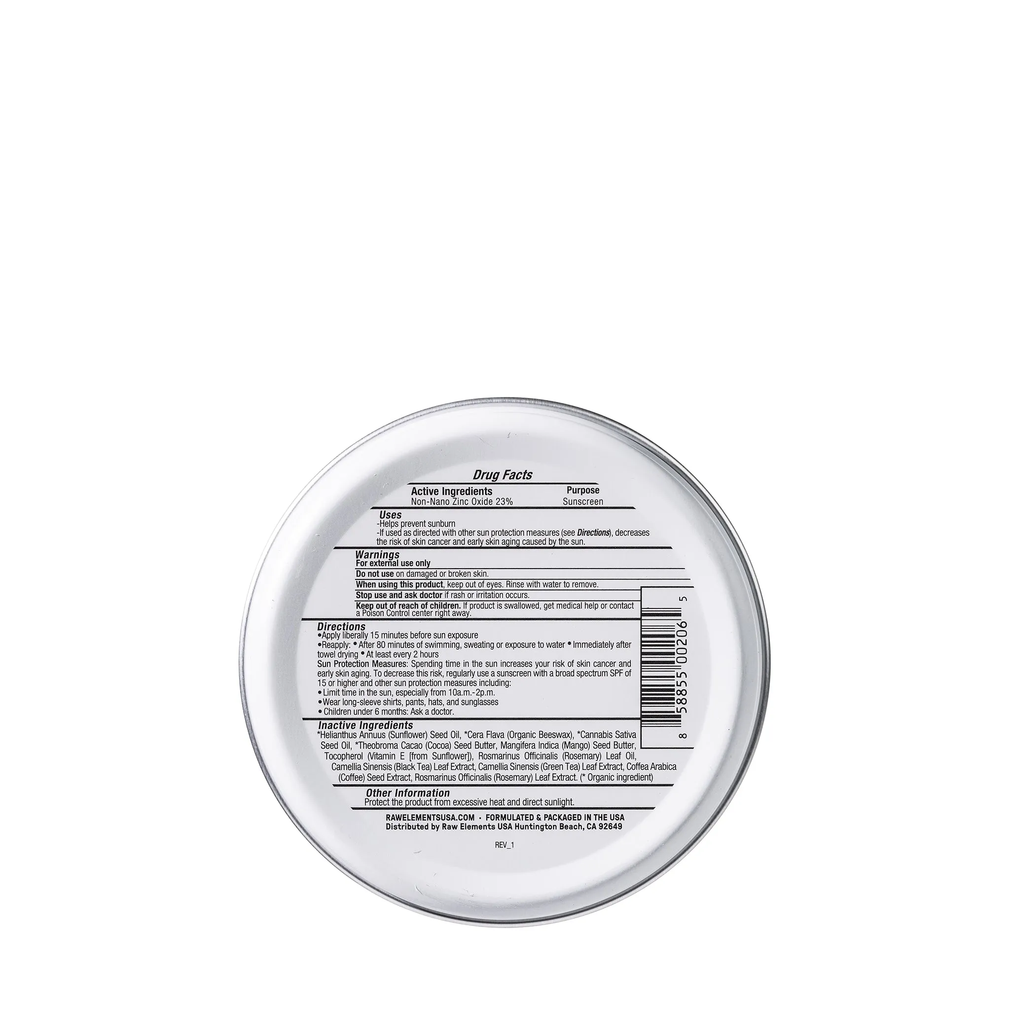 FACE   BODY TIN SPF 30 *Plastic Free*