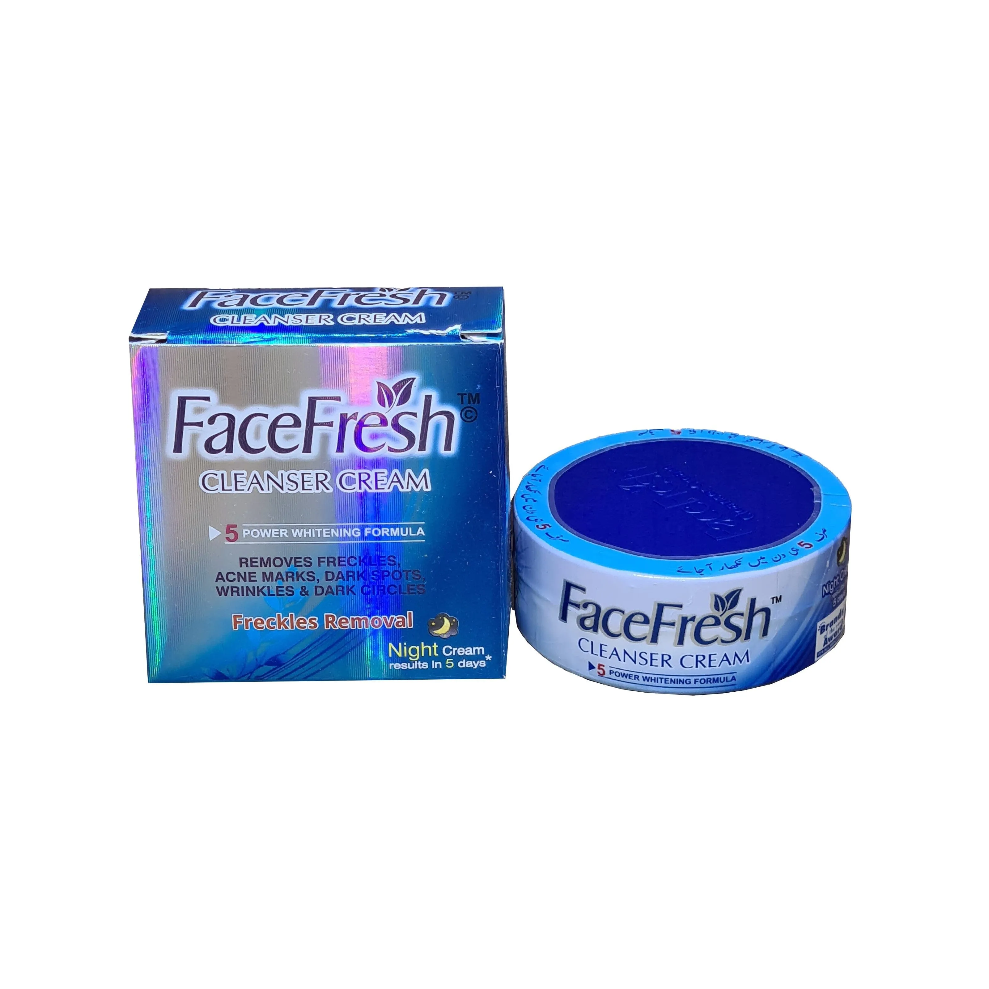 Face Fresh Cleanser Freckles Removal Cream - 23g (Pack Of 5)