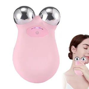 Face Skin Tightening Lifting Device Facial Beauty Machine Pink