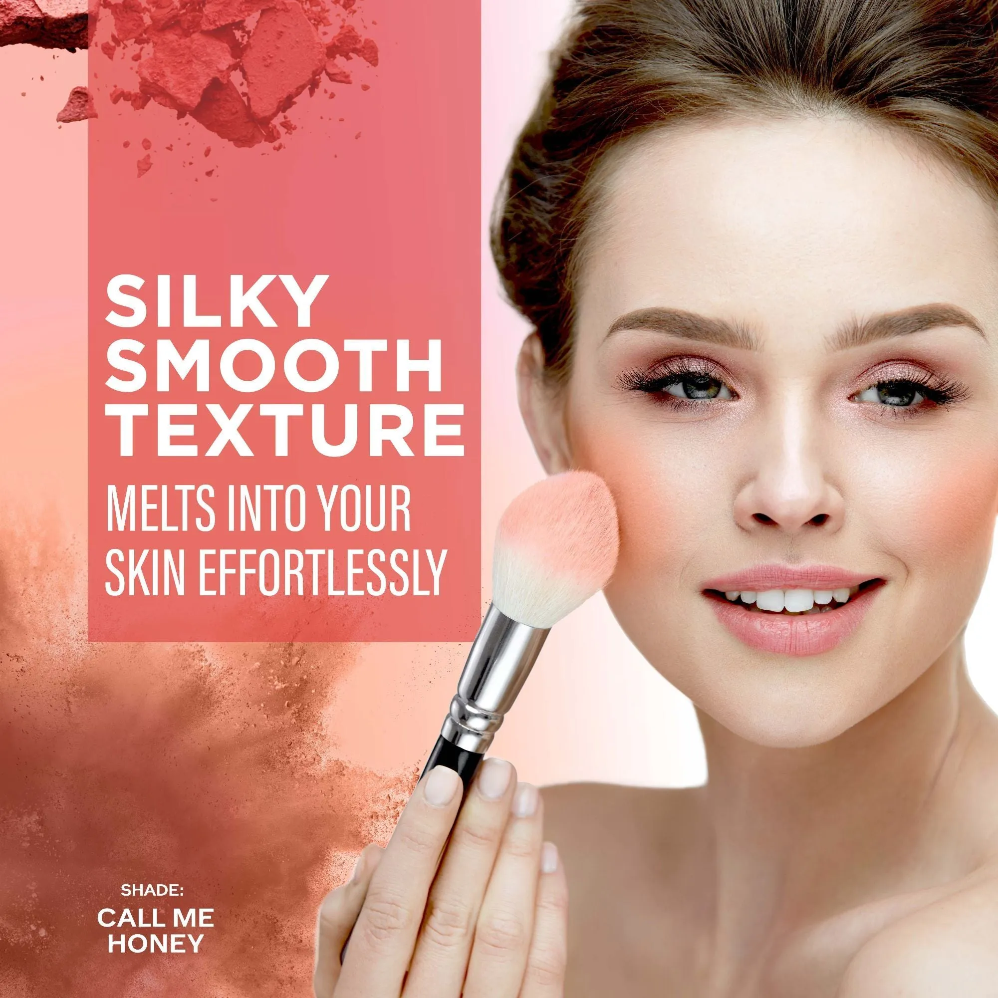 Faces Canada Berry Blush | Peach | Mattifying & Long Lasting| Lightweight| Call me honey Core Range Peach Core Range